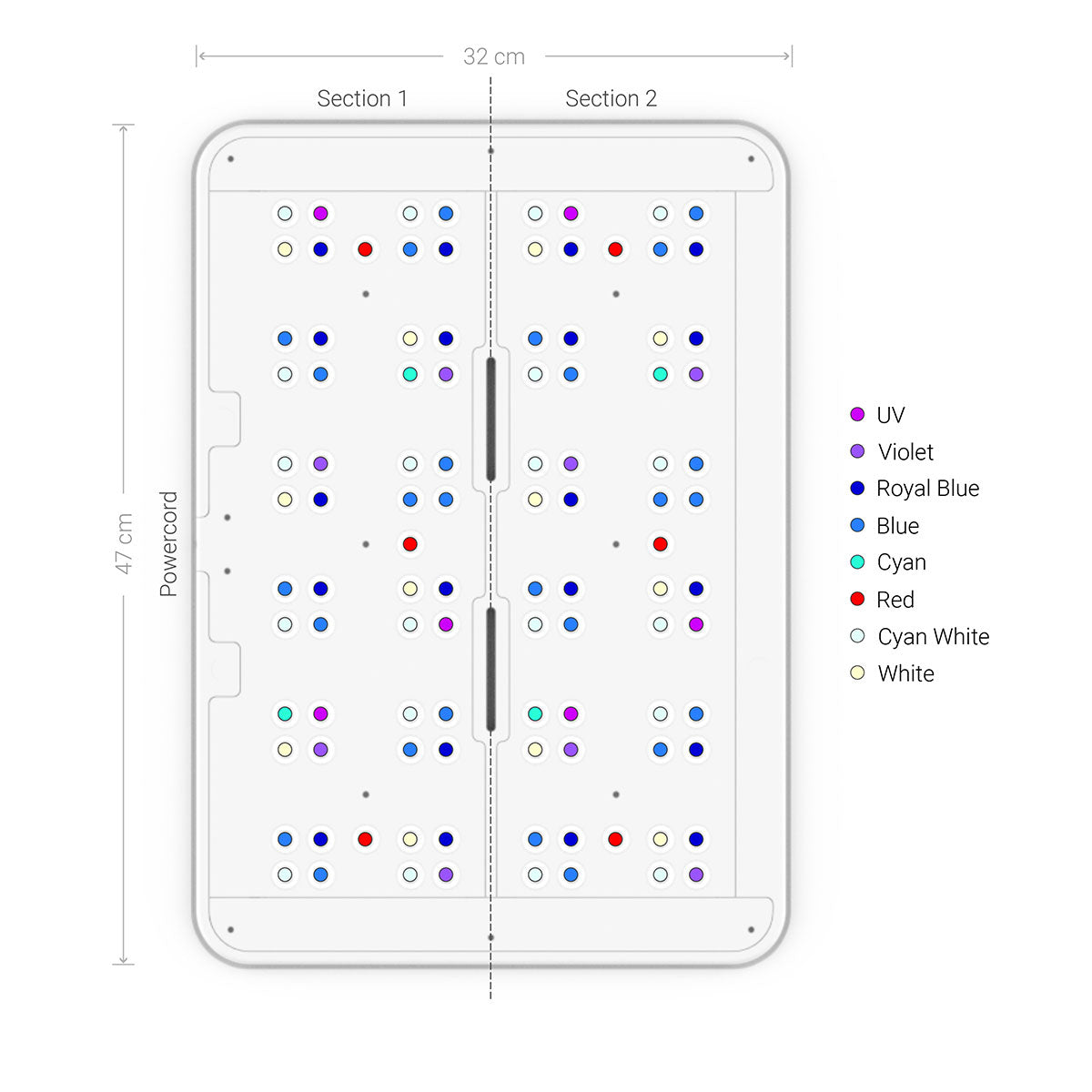 ATI Straton Pro 102 Gen 2 Flat Panel LED Light - Anthracite Gray