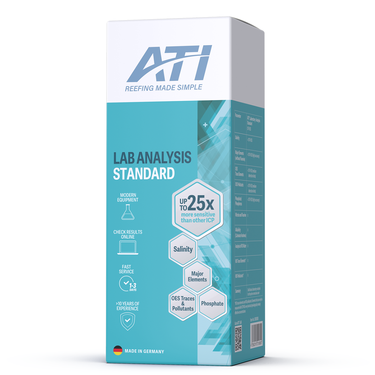 ATI ICP-OES Standard Lab Water Analysis - With Return Shipping