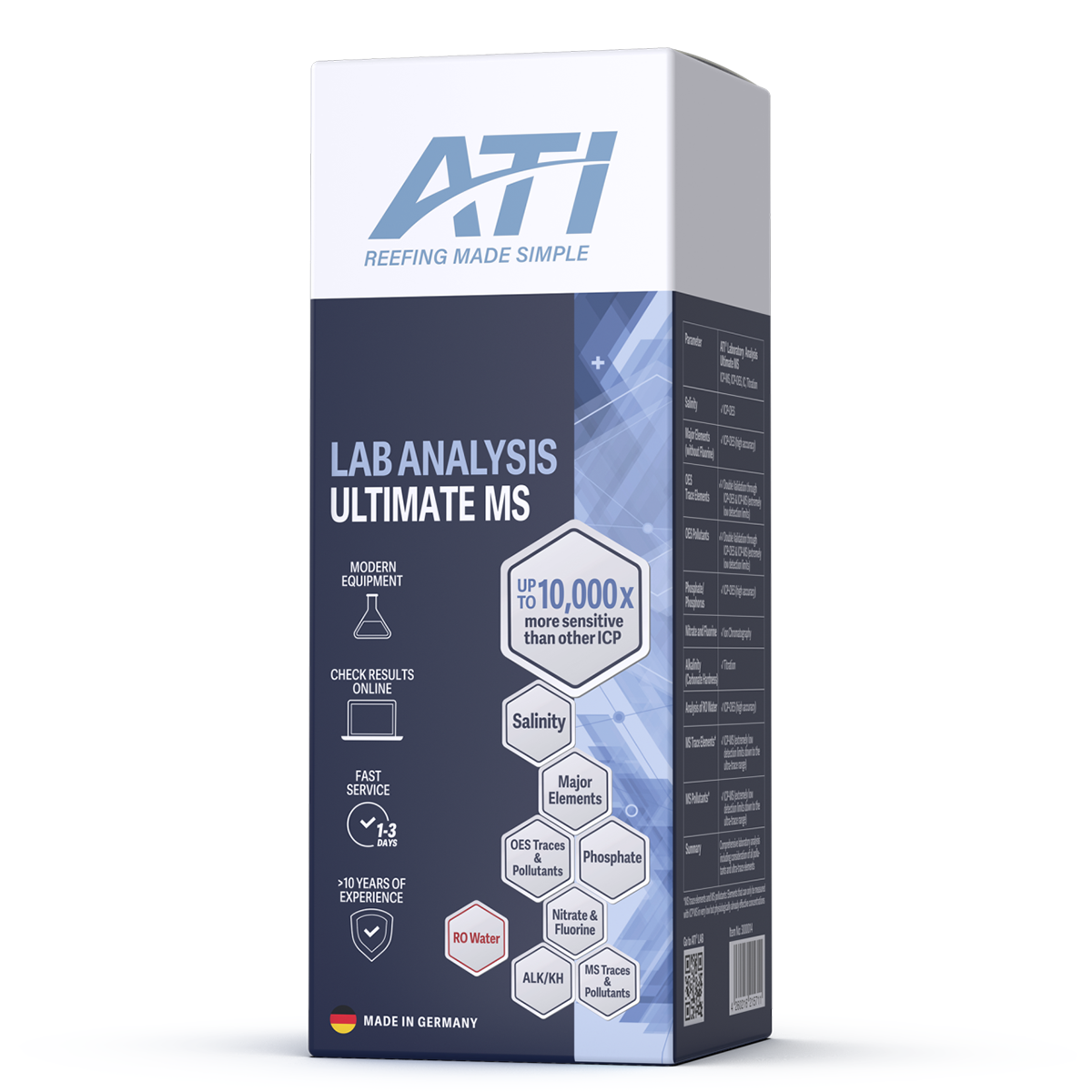 ATI ICP-MS Ultimate Lab Water Analysis - With Return Shipping