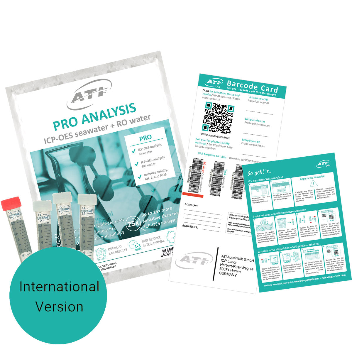 ATI ICP-OES Pro Water Analysis - International Version w/ No Return Shipping