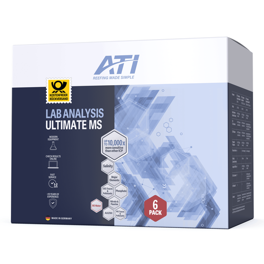 ATI ICP-MS Ultimate Lab Water Analysis (6-Pack) - With Return Shipping